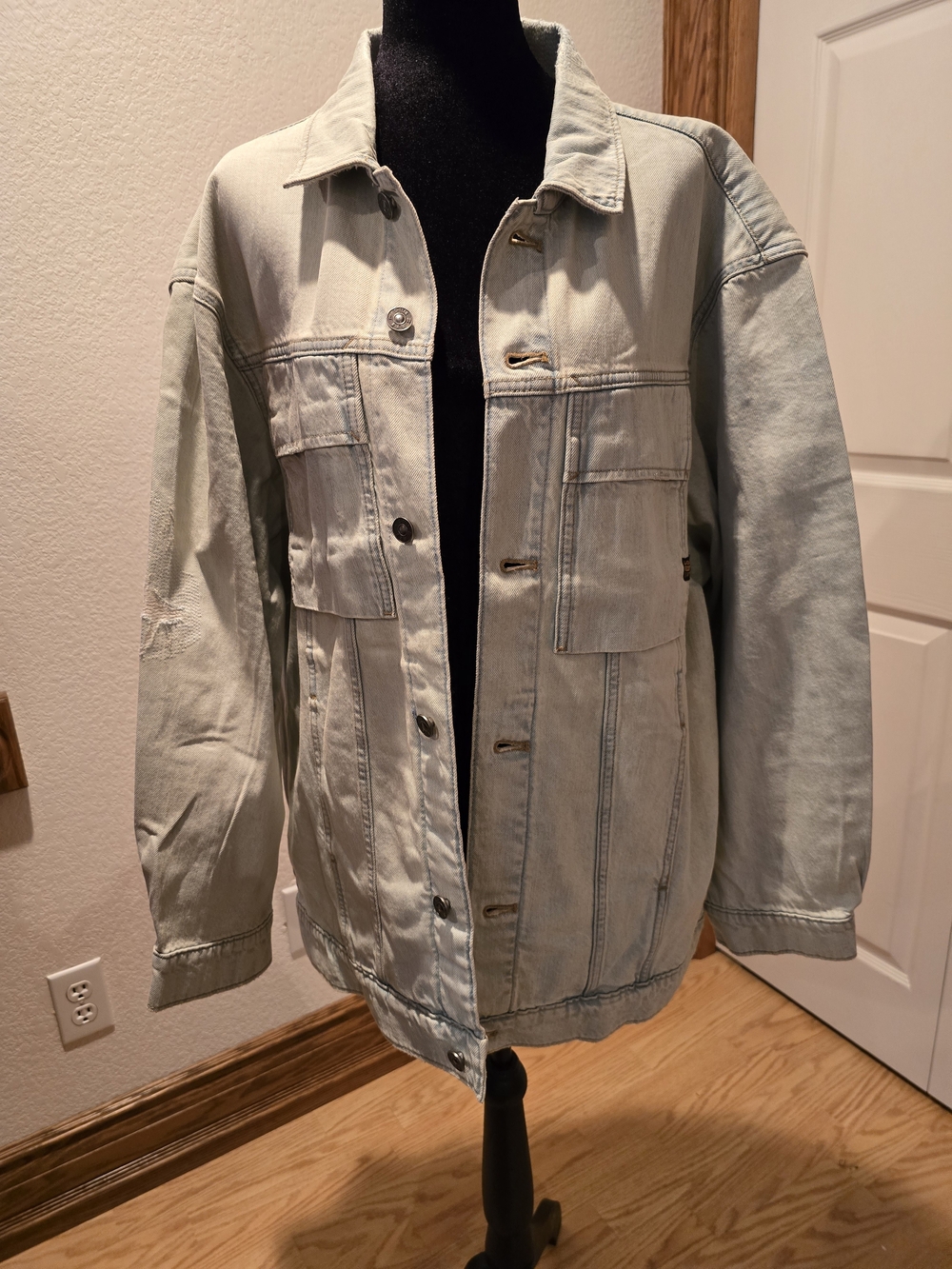 NWT G-Star RAW Oversized Denim Utility Jacket - Medium